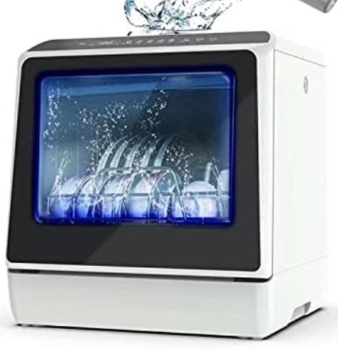 Kapas Portable Countertop Dishwasher, Powers Up, Appears New, Retail 278.00 - Lot 13