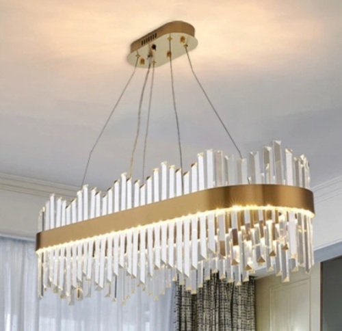 Luxury Crystal Chandelier, May Vary From Stock Photo, Appears new, Retail 598.00 - Lot 502