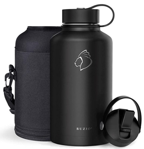 BUZIO Insulated Stainless Steel Water Bottle 64oz, E-Commerce Return, Retail 35.99 - Lot 478