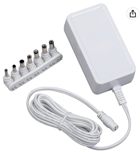 RCA AC to DC Power Adapter, Untested, Appears New, Retail 29.89 - Lot 255