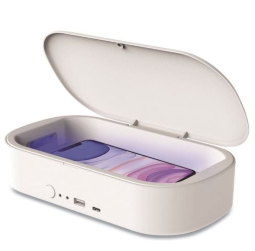 NuvoMed Portable UV Sterilizer for Phones, Powers Up, Appears New, Retail 54.76 - Lot 444