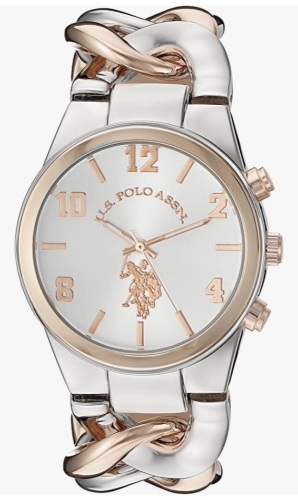 U.S. Polo Assn. Women's Two Tone Watch, Untested, E-Commerce Return, Retail 39.00 - Lot 77