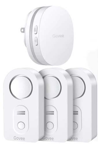 Govee Wi-Fi Water Sensors Alarm System, Powers Up, E-Commerce Return, Retail 54.99 - Lot 28