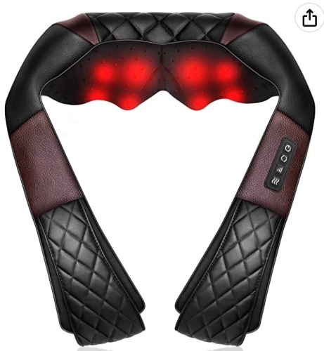 WOQQW Shiatsu Neck Massager, Powers Up, E-Comm Return, Retail 49.99 - Lot 81