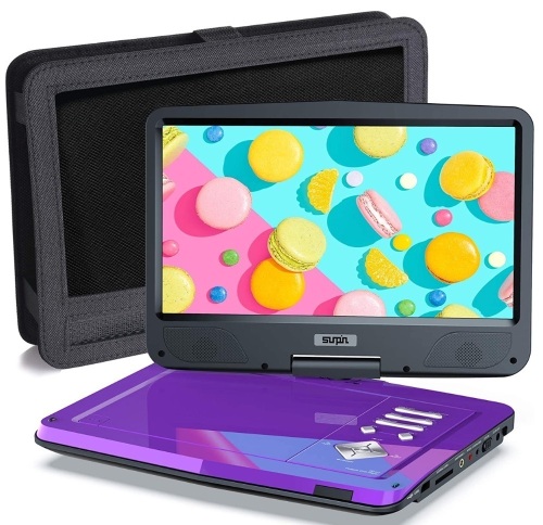 SUNPIN Portable DVD Player, Missing Cord, Untested, E-Comm Return, Retail 79.99 - Lot 592