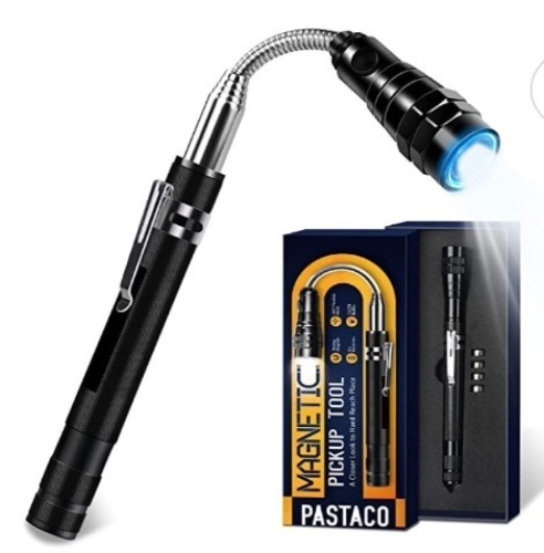 Pastaco Telescoping Magnetic Pickup Tool, , Powers Up, Appears new, Retail 25.99 - Lot 580