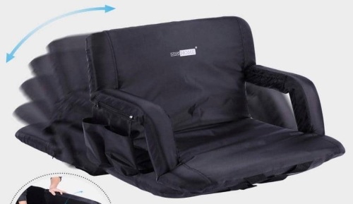 Lot of (2) VivoHome Reclining Stadium Seat w/ Padded Backrest, Armrests & 2-Pockets, Appears new, Retail 159.98 - Lot 550