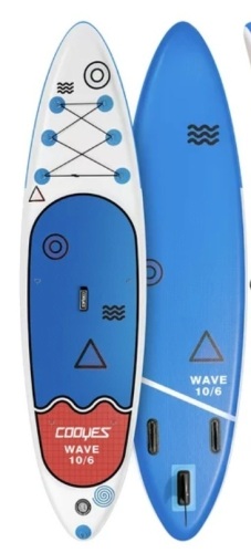 Cooyes Inflatable Stand Up Paddle Board, May Vary From Stock Photo, Appears New, Retail 499.99 - Lot 458