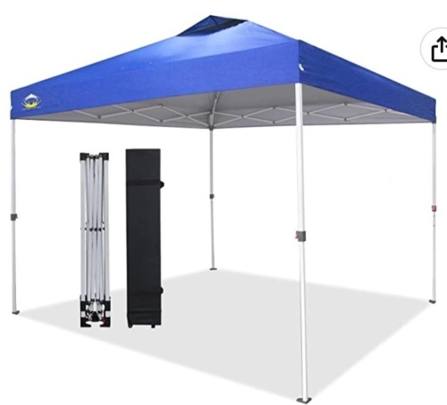 One Touch Tent Canopy, May Vary From Stock Photo, E-Comm Return, Retail 143.99 - Lot 494