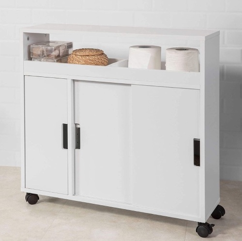 Haotian Bathroom Storage Cabinet, Appears New, Retail 99.99 - Lot 63