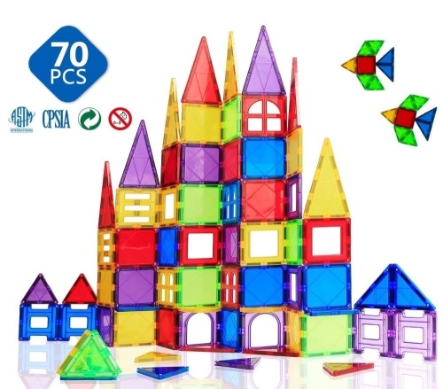 MAGBLOCK Magnetic Blocks, E-Comm Return, Retail 46.99 - Lot 532