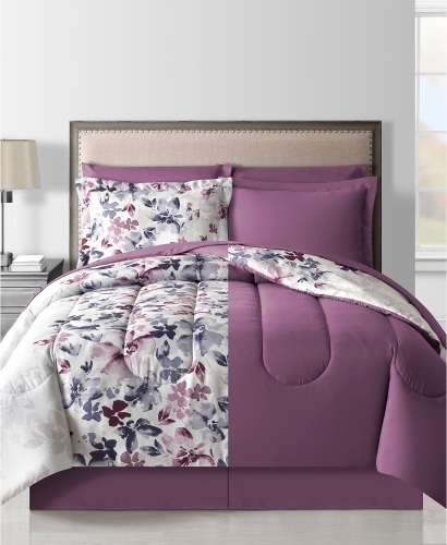 Fairfield Square Collection Monica 8 Pc Reversible Comforter Set, Queen - Appears New   - Lot 830