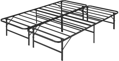 VECELO 14 Inch Foldable Metal Platform Bed Frame, Full - Appears New  - Lot 1010