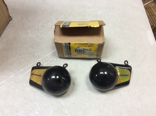 Cannon 10 Lb Flash Weight, Set of 2 - Appear New  - Lot 1080