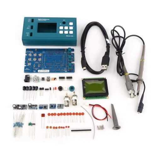 Lot of (2) PC Diagnostic Oscilloscope DIY Kit Standard Logic Analyzer with 20MHz LCD Probe Teaching Sets - Appear New   - Lot 273