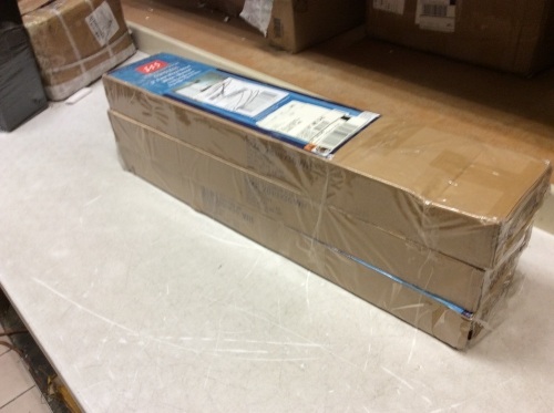 Lot of (3) 2" Cordless Faux Wood Blinds, White - Appear New  - Lot 642