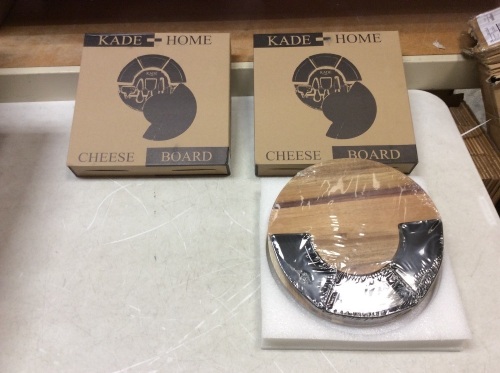 Lot of (2) KADE Charcuterie Cheese Board Sets - New - Lot 838