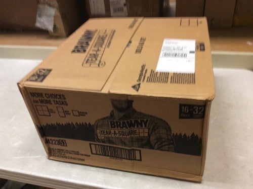 Brawny Tear-A-Square Paper Towels, 16 Rolls - New - Lot 514