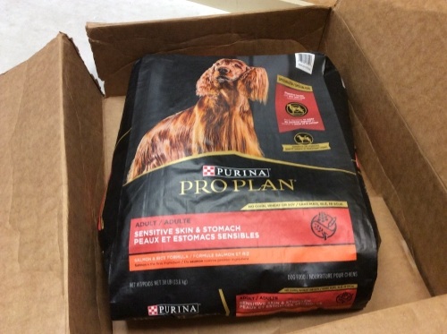 Purina Pro Plan Sensitive Skin & Stomach Dry Dog Food, 30 lb - New - Lot 593