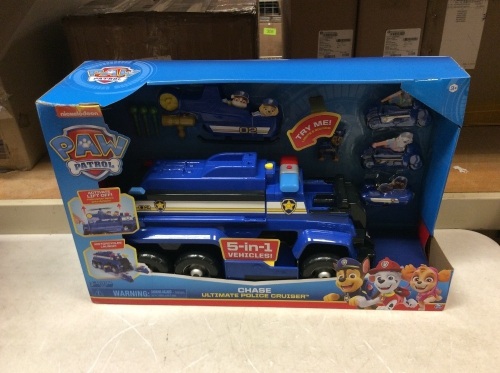 PAW Patrol Chase Ultimate Police Cruiser - Appears New  - Lot 754