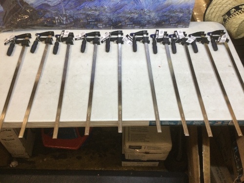 Lot of (10) Yost Tools F124 24" F-Clamps - New  - Lot 107