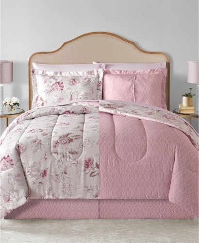 Lauren Reversible 8 Pc Bedding Set, Queen - New  - Lot 824