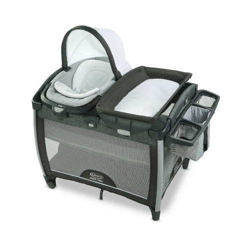 Graco Pack 'n Play Rock 'n Grow Playard - Appears New  - Lot 598
