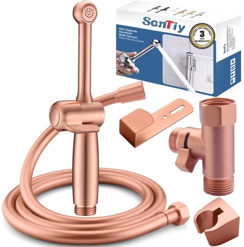 SonTiy Handheld Bidet Toilet Sprayer, Rose Gold - New - Lot 577
