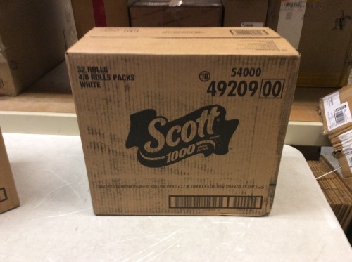 Scott 1000 Sheets Per Roll Toilet Paper, 32 Rolls - New  - Lot 1069