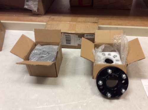 Forged 6061 T6 Aircraft Aluminum Wheel Spacers - Appear New - Lot 819