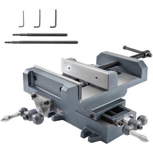 Vevor 8-3/8'' Compound Cross Slide Industrial Strength Benchtop Vise Clamp Tool - Appears New   - Lot 73