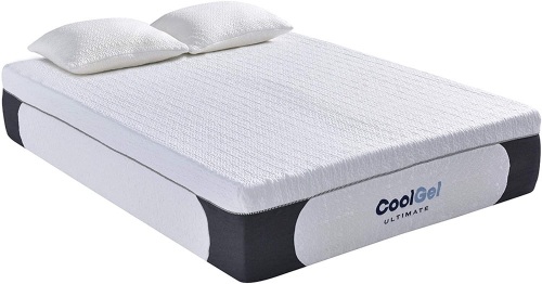 Classic Brands Cool Gel Memory Foam 14-Inch Mattress, King - Appears New with Cosmetic Damage   - Lot 813