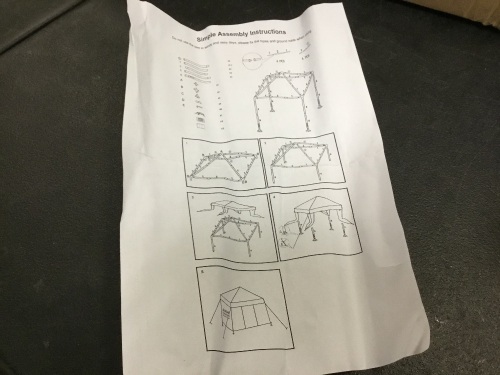 Pop Up Canopy - Appears New  - Lot 576