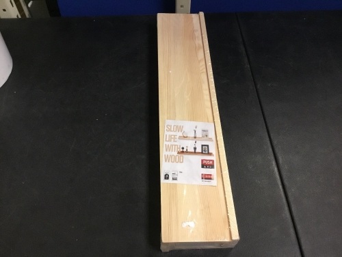 Floating Wood Shelves - Appear New  - Lot 1129