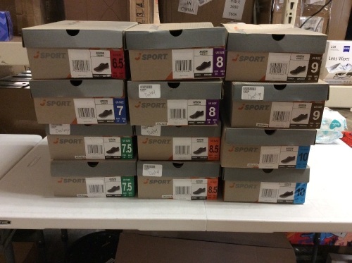 Lot of (12) JSport Arrow Shoes, Various Sizes - Appear New  - Lot 301