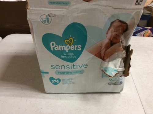 Pampers Sensitive Baby Wipes, 6 Pack - Appear New - Lot 507