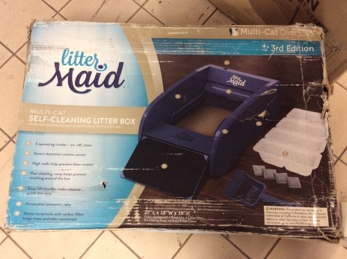 LitterMaid Multi-Cat Self-Cleaning Litter Box - E-Comm Return   - Lot 1123