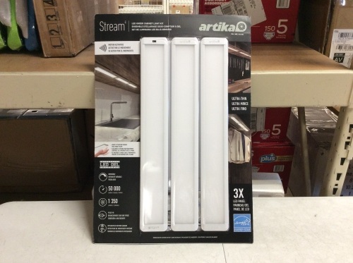 Artika Stream LED Under Cabinet Light Set, 3 Pack - Appears New  - Lot 1105