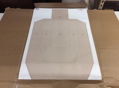 Birchwood Casey Eze-Scorer IPSC Practice Targets, 23" x 35", 100 ct - Appears New  - Lot 1135
