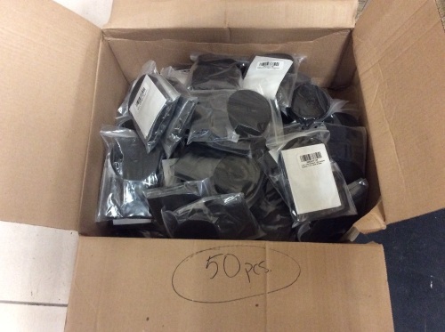 Lot of (50) 1" Flat Side Release Buckles and Tri-Glide Slides with 1" 5 Yards Nylon Webbing Strap Roll, 5 Pcs - Appear New  - Lot 870