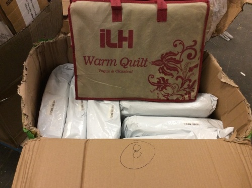 Lot of (8) Peacock Duvet Covers - Appear New  - Lot 865