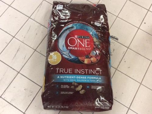 Purina One True Instinct Dry Dog Food, 36 Lb - New - Lot 1053