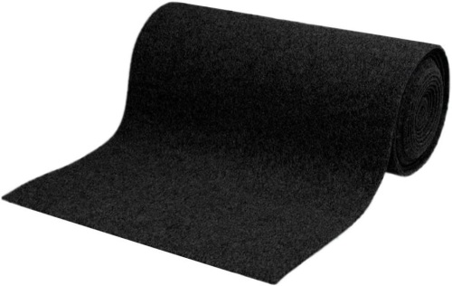 TCH Hardware Premium Grade Black Auto Carpet Roll Covering 4' x 21' - Appears New in Damaged Box  - Lot 574