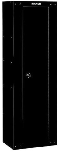 Stack-On Steel 8-Gun Ready to Assemble Security Cabinet, Black - Appears New with Cosmetic Damage - Lot 580