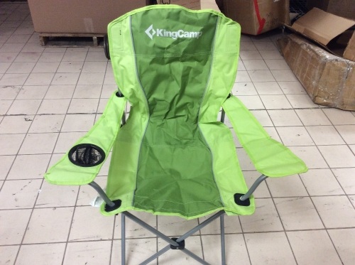 KingCamp Camping Chair, Oxford, Green, One Size - Appears New  - Lot 871