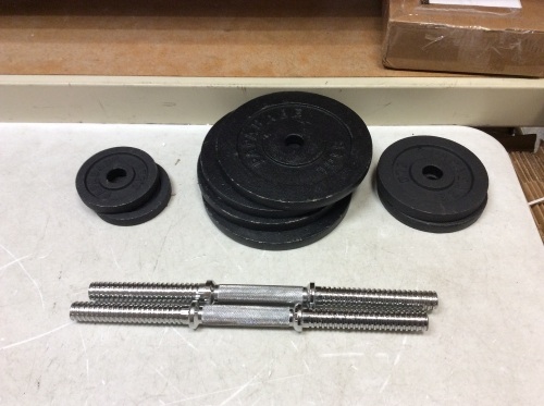 Weight Lifting Set - Appears New  - Lot 869