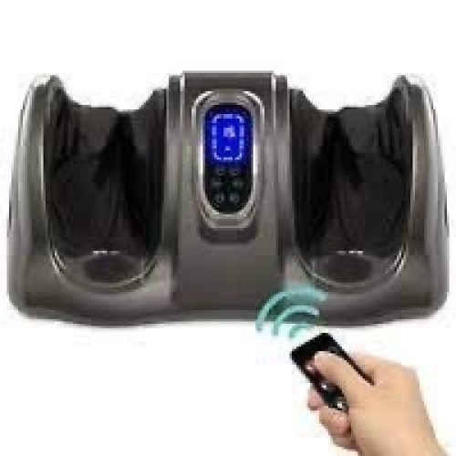 Reflexology Shiatsu Foot Massager w/ High-Intensity Rollers, Remote Control - Lot 765