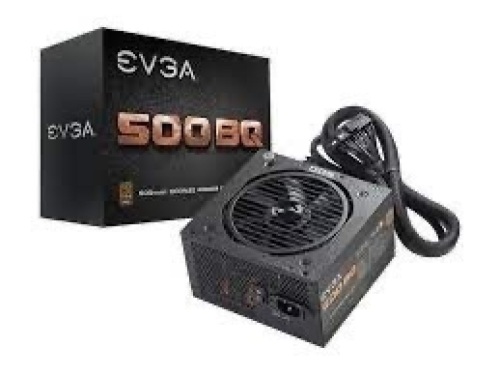 EVGA 110-BQ-0500-K1, 500 Bq, 80+ Bronze 500W, Semi Modular, FDB Fan, Power Supply - Lot 961