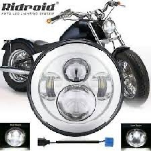 7"inch LED DRL Headlight + Passing Lights For Harley Davidson Touring Road King - Lot 973