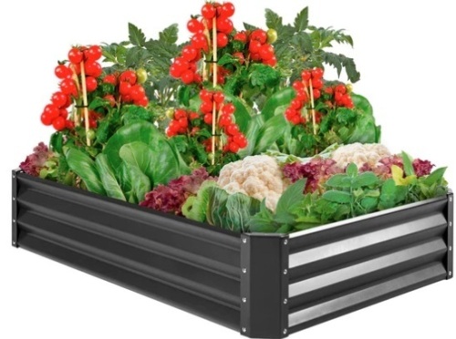 Outdoor Metal Raised Garden Bed for Vegetables, Flowers, Herbs,APPEARS NEW  - Lot 61